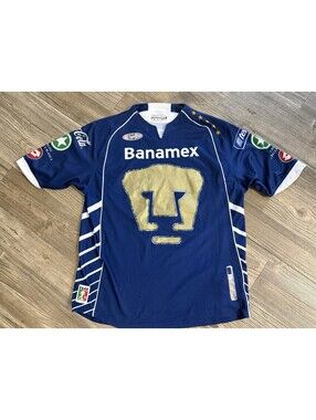 Pumas Unam Lotto Mexico Jersey Rare Vintage Large